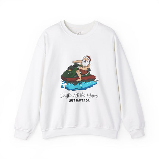 Jingle All the Waves - Christmas Crewneck