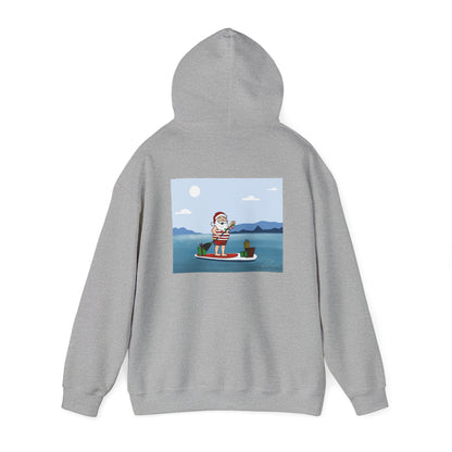 Santa Paddleboarding - Hoodie